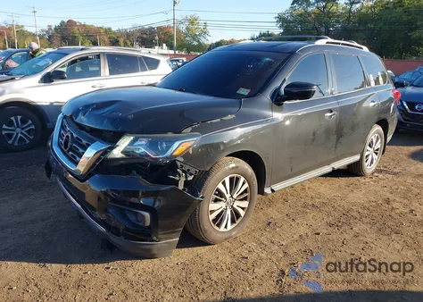 2017 Nissan Pathfinder S из США, поврежденный, VIN 5N1DR2MM4HC686470